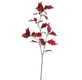 HOLLY SPRAY 82CM BURGUNDY