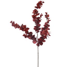 MEDIUM EUCALYPTUS SPRAY 100CM RED