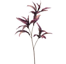 FERN LEAF BRANCH 80CM MAUVE