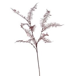 SLIM FERN BRANCH 75CM RED