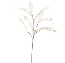 SLIM FERN BRANCH 75CM WHITE