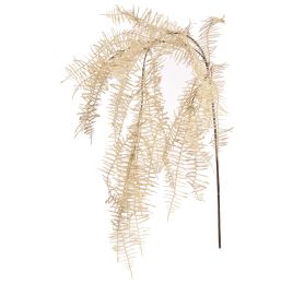 HANGING SLIM FERN 110CM WHITE
