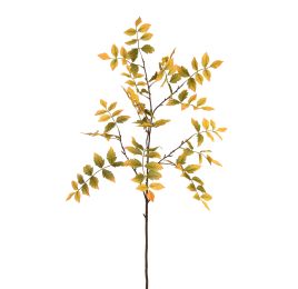 RHUS TYPHINA BRANCH 130CM GREEN YELLOW