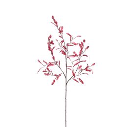 LEAVES BRANCH FLOCKED 85CM BEAUTY