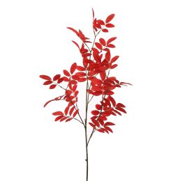 SORBUS LEAF 76CM BURGUNDY
