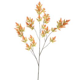 MAPLE LEAF 132CM GREEN ORANGE