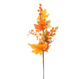 PUMPKIN SPRAY 60CM ORANGE