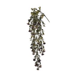 HANGING FLOWER BUSH X 5 82CM PURPLE