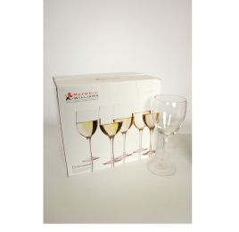 WHITE WINE GLASS IN GIFTBOX (6pcs/box) CLEAR