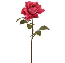 VELVET OPEN ROSE 52CM BEAUTY