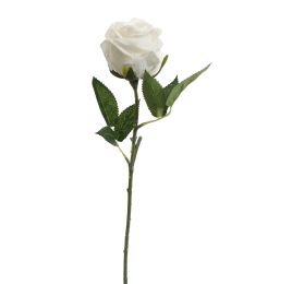 VELVET ROSE 40CM WHITE
