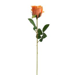 VELVET ROSEBUD 55CM ORANGE