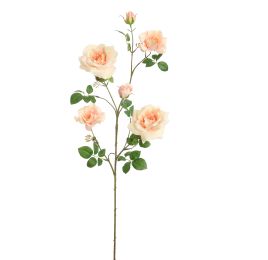 ALBA ROSE SPRAY 95CM PEACH