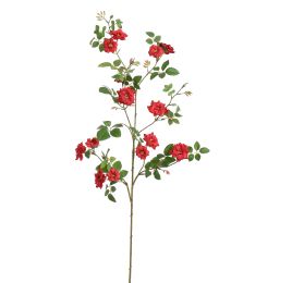 MINI GARDEN ROSE SPRAY 105CM RED