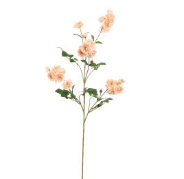 MINI ROSE SPRAY 97CM PEACH