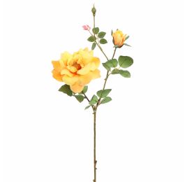 ROSE X2 65CM YELLOW