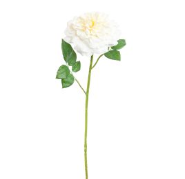 SINGLE ROSE 79CM CREAM