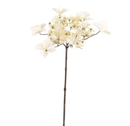 HYDRANGEA SPRAY 75CM CREAM