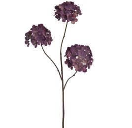 FALL HYDRANGEA X3 82CM PURPLE