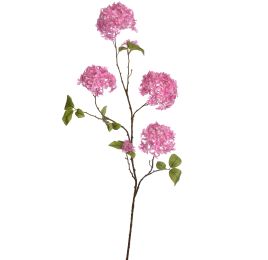 LARGE HYDRANGEA SPRAY 110CM PINK