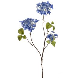 HYDRANGEA SPRAY 70CM DARK BLUE