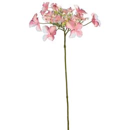 FLAT HYDRANGEA 75CM MAUVE