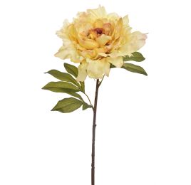 PEONY SPRAY 69CM YELLOW