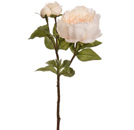 PEONY SPRAY 48CM VANILLA