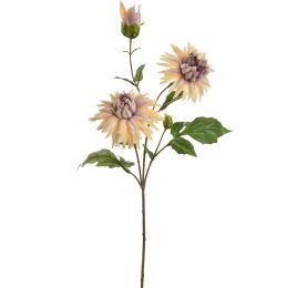 DAHLIA SPRAY 65CM BEIGE