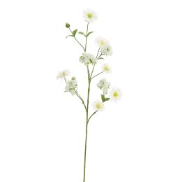 DAHLIA PLUM SPRAY 93CM CREAM