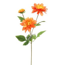 DAHLIA X3 SPRAY 65CM ORANGE