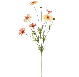 LARGE DAISY SPRAY 92CM YELLOW ORANGE
