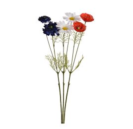POPPY/DAISY/CORNFLOWER 59CM MIXED