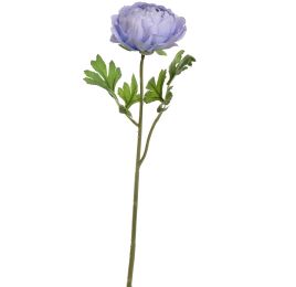 LARGE RANUNCULUS 56CM LIGHT BLUE