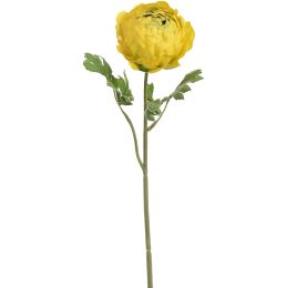 LARGE RANUNCULUS 56CM YELLOW