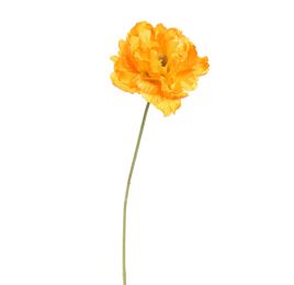 SINGLE POPPY 73CM ORANGE