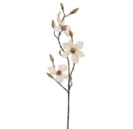 LARGE MAGNOLIA SPRAY 90CM CREAM