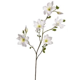 LARGE MAGNOLIA SPRAY 120CM CREAM