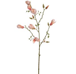 LARGE MAGNOLIA BUD SPRAY 125CM CORAL