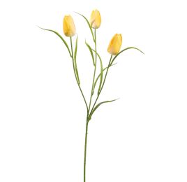 TULIP SPRAY 60CM YELLOW