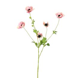 ANEMONE SPRAY 81CM CREAM PINK