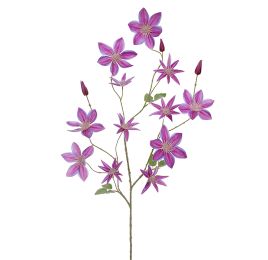 LARGE CLEMATIS SPRAY 125CM LAVENDER