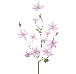 LARGE CLEMATIS SPRAY 125CM LILAC
