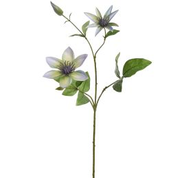 CLEMATIS SPRAY 65CM BLUE