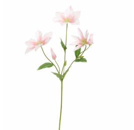 CLEMATIS SPRAY 67CM CREAM PINK