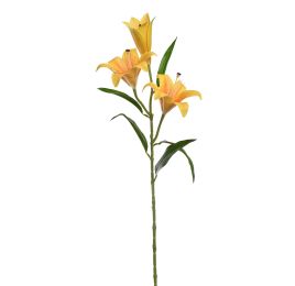 LILY X3 SPRAY 70CM YELLOW