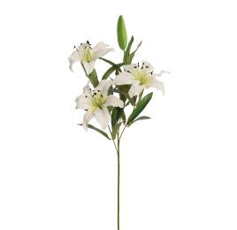 TIGERLILY SPRAY X 4 72CM CREAM