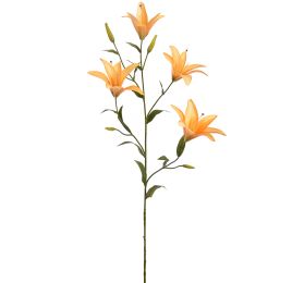 LARGE TIGERLILY SPRAY 130CM YELLOW