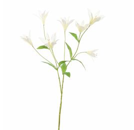 TIGER LILY SPRAY 84CM CREAM