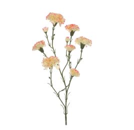 CARNATION SPRAY X 3 71CM YELLOW PINK